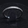 Vintage 9ct White Gold Diamond Set Ring Size 56 Image 2