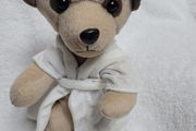 Cute Plush Dog In Karate Outfit Soft Toy Teddy Bear