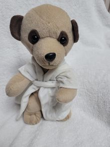 Cute Plush Dog In Karate Outfit Soft Toy Teddy Bear