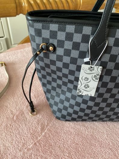 Large tote bags Black and grey