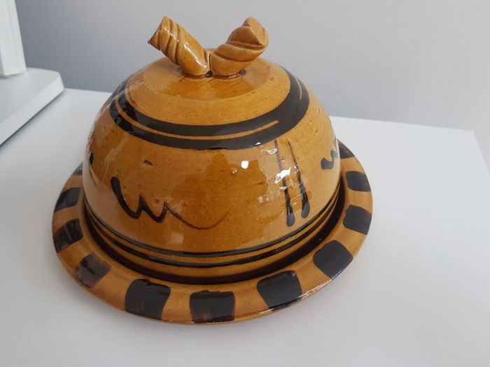 Ceramic Butter Dish, Pottery Butter Dish, Rustic Butter Keeper, Butter Crock with Lid, Lidded Butter Dish, Butter Serving Platter, Handmade
