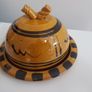 Ceramic Butter Dish, Pottery Butter Dish, Rustic Butter Keeper, Butter Crock with Lid, Lidded Butter Dish, Butter Serving Platter, Handmade Image 8
