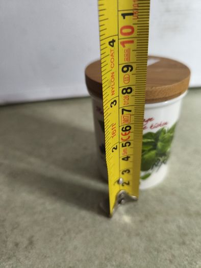 Mediterranean storge jar and lid