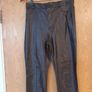 Zara Brown Faux Leather  Trousers.  S.12 (30")   B.N.W.T  (No Paper  Tag) Image 2