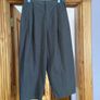 Fab Zara Dark Brown Barrel Trousers  Size XL UK 14 Image 8