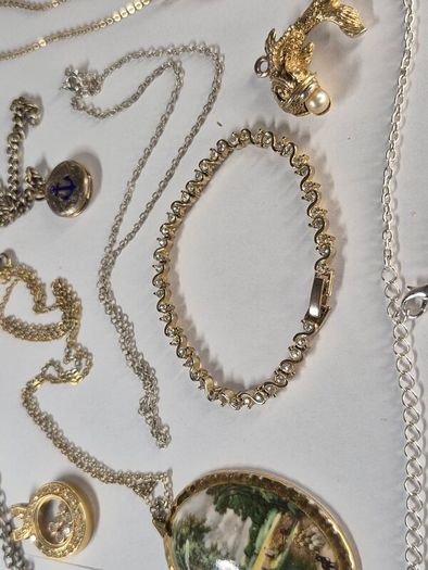 Vintage Mystery Jewelry lot including Kirks Follyand Sarah Coventry