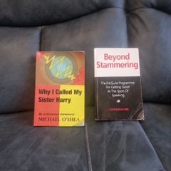 Two book job lot. Why I called my sister Harry and Beyond Stammering. The McGuire Programme