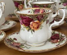 Royal Albert "Old Country Roses" Coffee Cups and Saucers