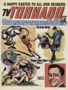 TV Tornado Issue #11 March 25 1967 Vintage 60's Comic City Magazines