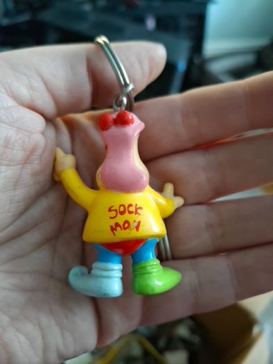 Vintage 1994 Zig and Zag PVC Keychain - Camel Flarper Zig Figure