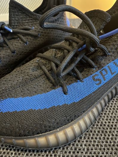 Black & Blue Yeezys