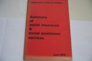 1978 'Summary of Social Insurance &amp; Social Assistance Services' booklet