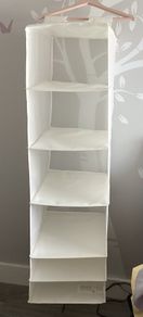 Hanging clothes organiser