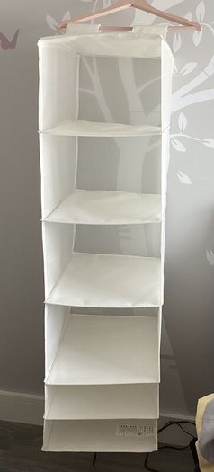 Hanging clothes organiser