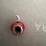 Retired Pandora Disney Snow White Red Apple Charm Image 3