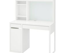 IKEA MICKE Workstation - Grey Wood Effect
