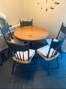 Dining table and chairs