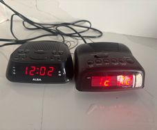 Two alarm clocks