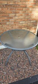 FREE Glass patio table & 2 chairs