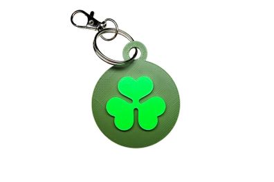 Aer Lingus Shamrock Retro 3D Keyring