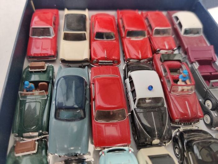 24 Vintage Car models: Wiking, Norev, Praline