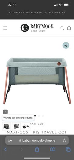 travel cot