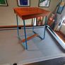 Vintage Retro School Desk, Folding Chair & Floor Easel Set - Image 3