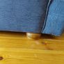 Blue Sofa Bed new seat cushions Image 3