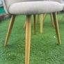6 x Beige Fabric Dining Chairs Image 3