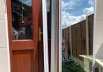 sliding door with mirror