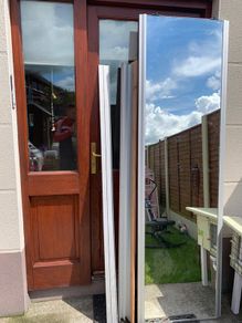 sliding door with mirror