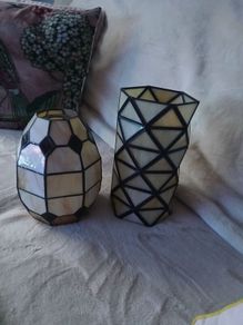 Tiffany style stain glass lampshades