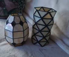 Tiffany style stain glass lampshades