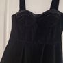 Velvet midi dress Image 2