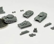 German ww2 tank models, , Tiger 1, Panther, Stug, Panzer 3/4