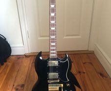 2009 Epiphone '65 Maestro Deluxe SG G-400 Ebony Solidbody