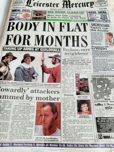 Vintage newspaper 1995 Leicester Mercury