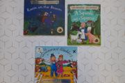 Julia Donaldson books: The Scarecrow wedding, (this book is now sold) . Room on the broom. A squash and a squeeze. (this book is now sold)