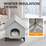 Cat House Outdoor Cat House for Indoor and Outdoor Use  Insulated and Weatherproof Waterproof Shelter for Small/Medium Cats XL Size Image 4