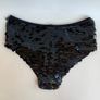 Vintage Leg Avenue Black Sequin Hotpants Size S Image 2