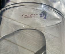 Galway crystal vase. Like new