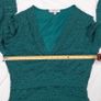 Per Una Dark Teal Green Lace Tiered Midi Dress 12UK/40EU Image 9