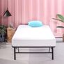 Shawn SmartBase Folding Guest Bed Frame 3ft Single  90 x 190 cm Space Saving with Underbed Storage, No Assembly  Black Image 9