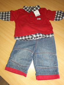 Baby boy outfit, age 3-6 months