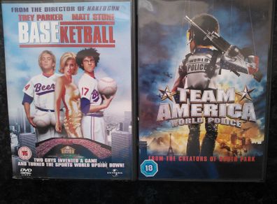 Team America World Police & Baseketball Dvd Matt Stone Trey Parker