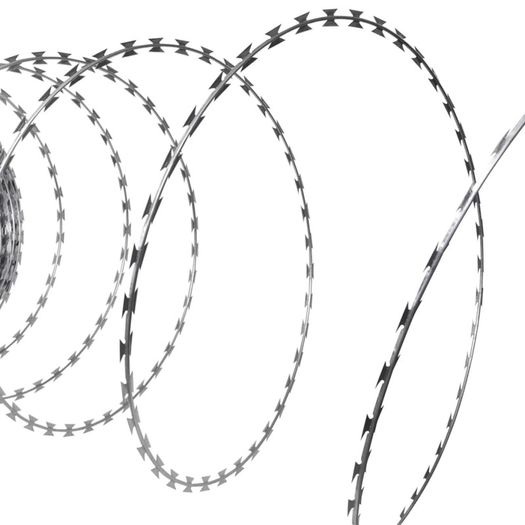 NATO Razor Wires Helical Wire Rolls 2 pcs Galvanized Steel 100 m