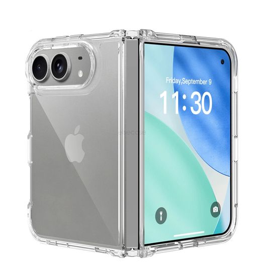 NEW UP For iPhone Duo Protective Case Clear Transparent Shockproof Shell