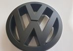 VW Golf Mk5 125mm full Matt Black Grill Badge Emblem bonnet GTI TDI