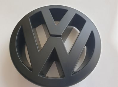 VW Golf Mk5 125mm full Matt Black Grill Badge Emblem bonnet GTI TDI