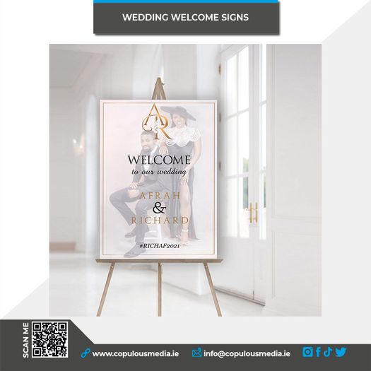 Wedding Welcome Signs Foamex Board Wedding Birthday Party
